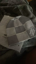 LV Beanie - White and grey